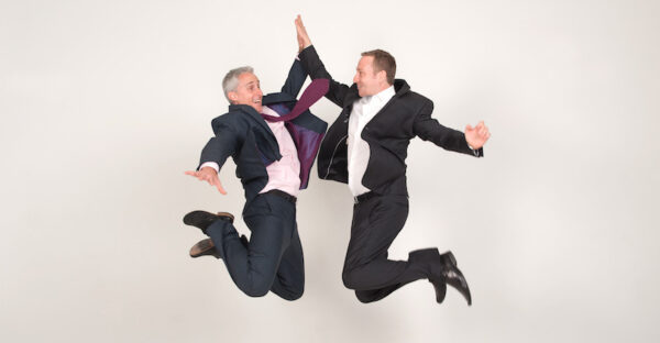 high fives gratitude at work