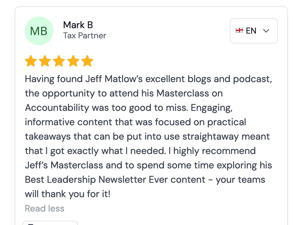 mastering team accountability the best leadership course ever