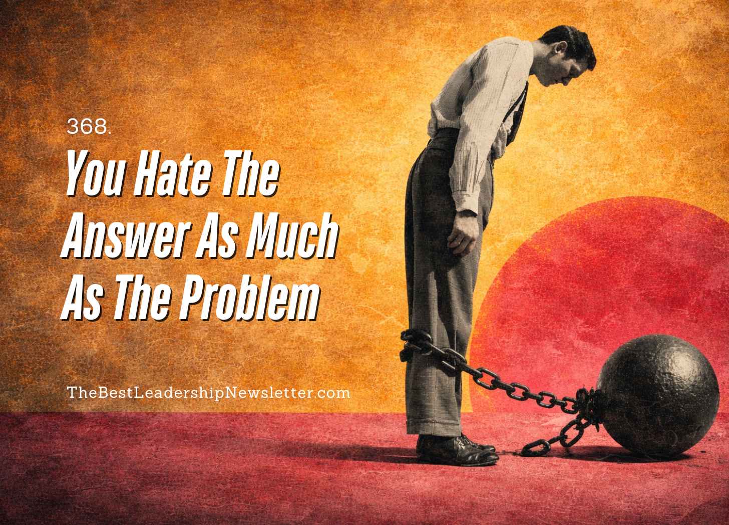 you hate the answer as much as the problem