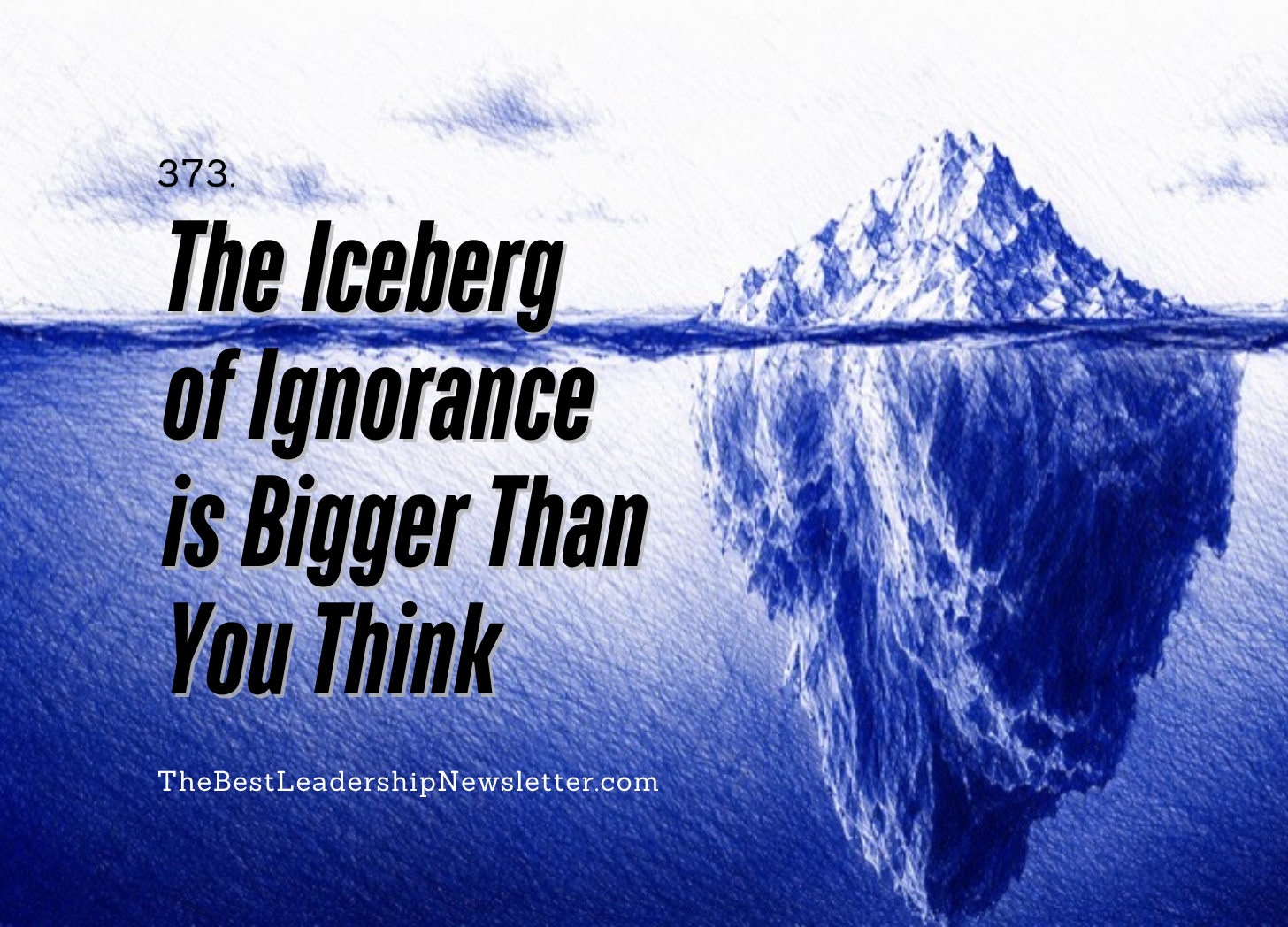 the best leadership company - the iceberg of ignorance is bigger than you think